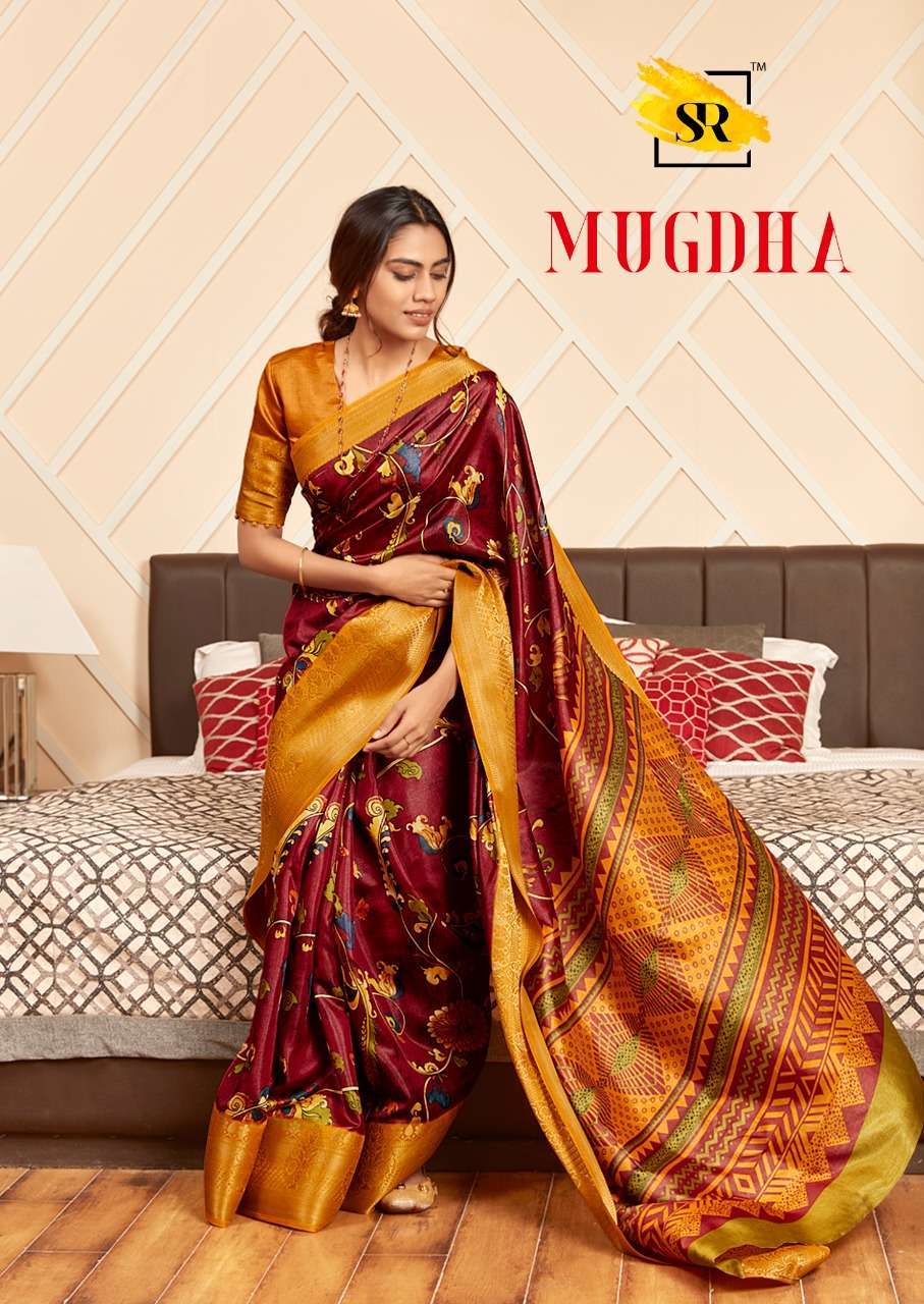 Sr Saree Mugdha Silk With Digtal Print Saree Collection 