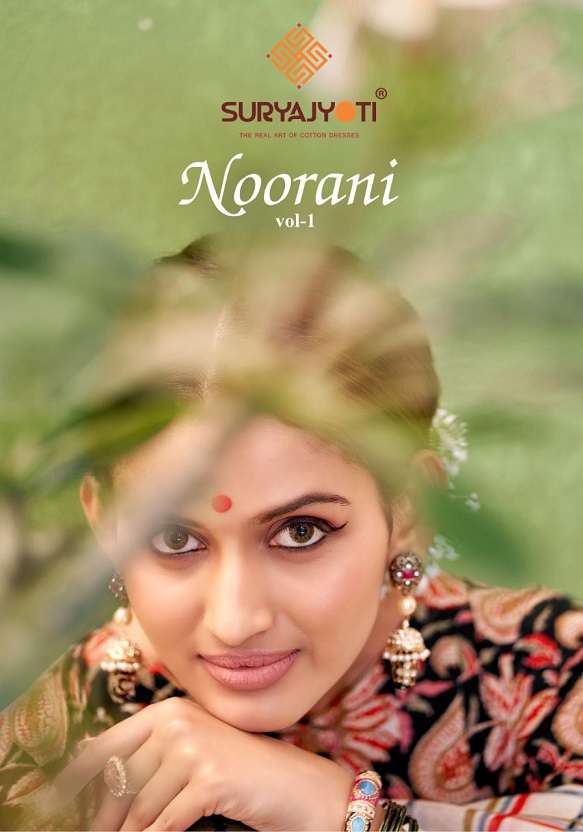 Suryajyoti Noorani Vol 1 Cotton With Digital print Suit coll...