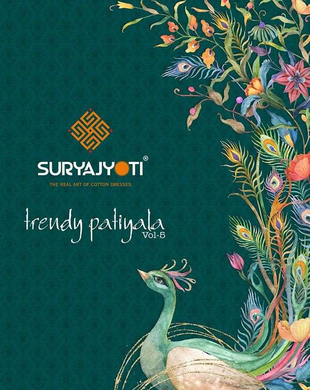 Suryajyoti Trendy Patiyala Vol 5 cotton with digital print s...