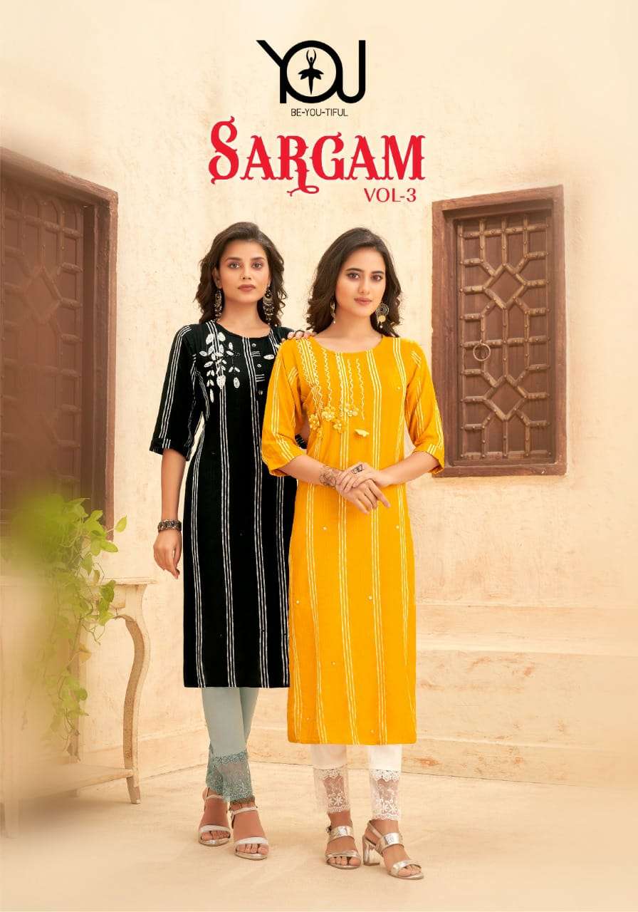 Wanna Sargam vol 3 Rayon with fancy kurti pant collection 
