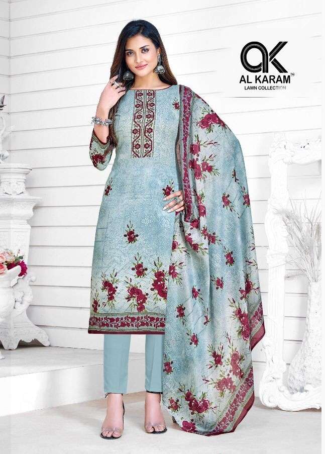 AL karam Mahjabeen Cotton With Digital Print Salwar Kameez C...