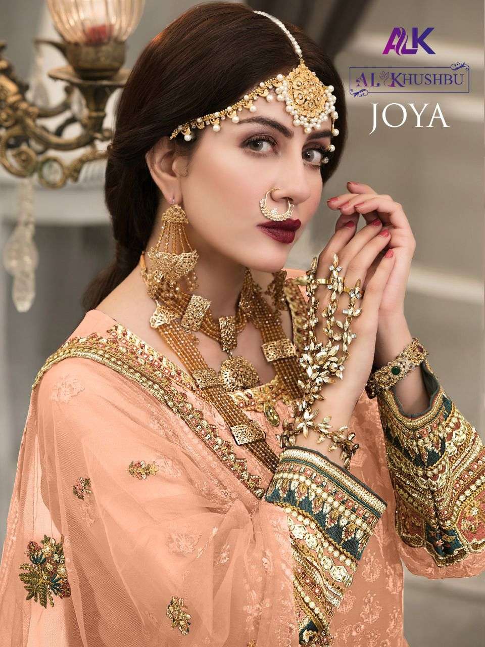 Al Khushbu Joya vol 1 Georgette With Heavy Embroidery work P...