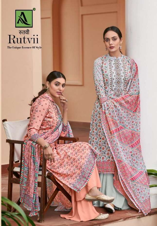 Alok Suits Rutvii Jam Cotton With Fancy Digital Print Dress ...