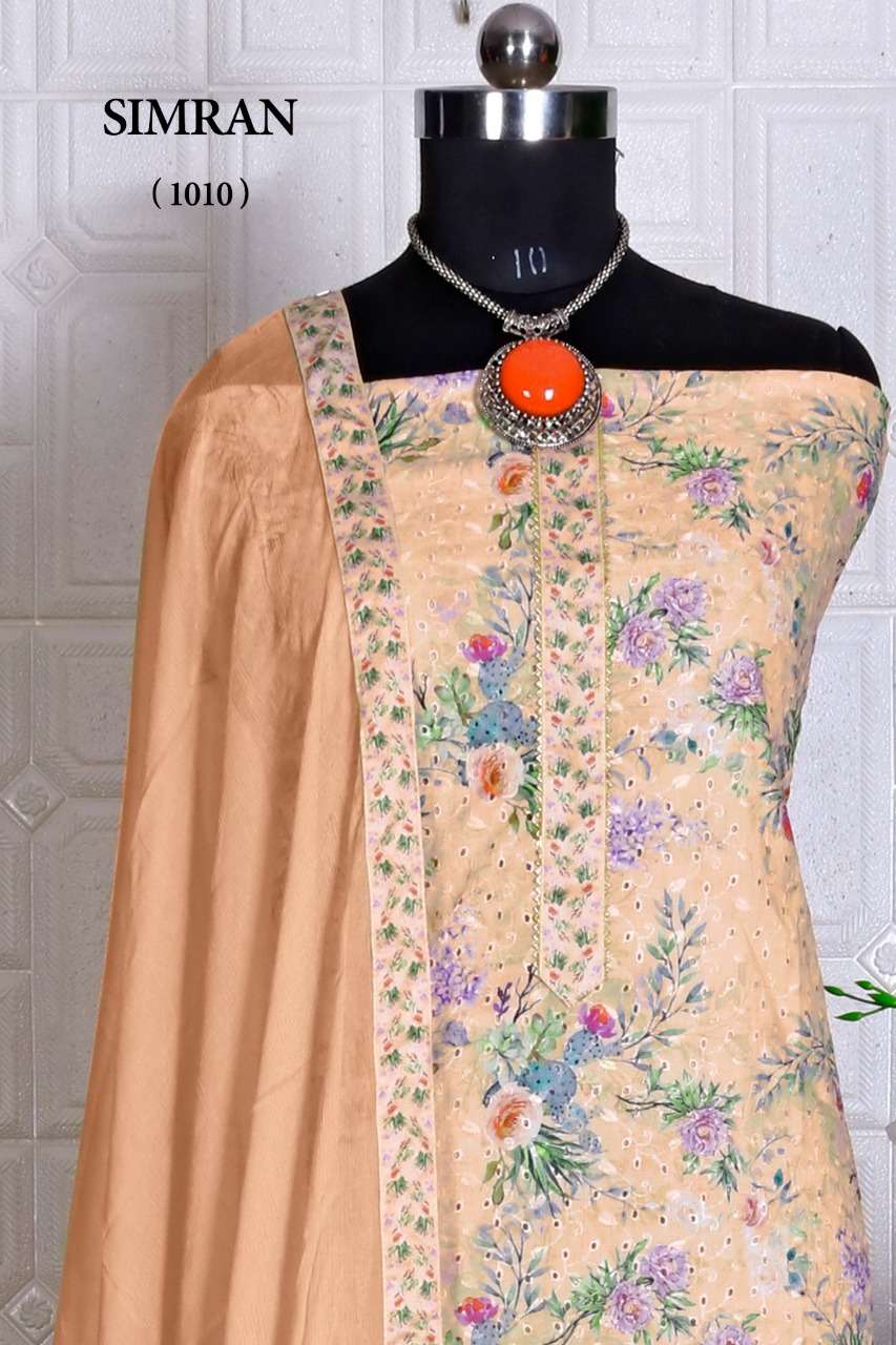 Bipson Fashion Simran 1010 Cotton  with digital print salwar...