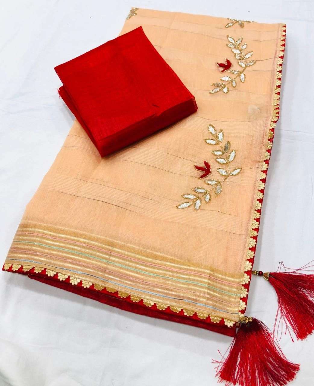 Cotton With handwork saree collection