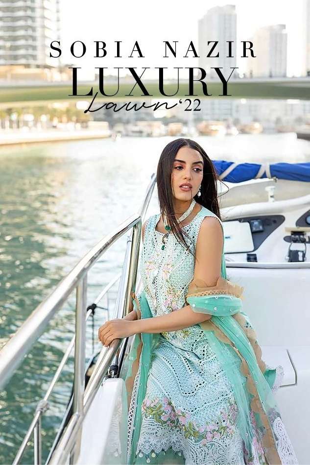 Deepsy Suits Sobia Nazir Lawn 22 Cambric Cotton With Embroid...