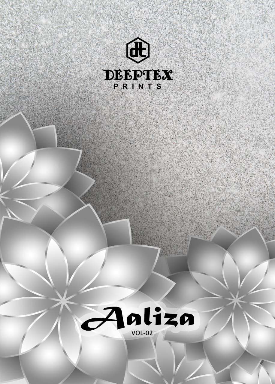 Deeptex Aaliza Vol 2 Cotton Printed Black And White Salwar K...