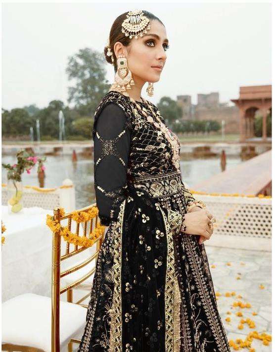 DESIGNER PAKISTANI CONCEPT HEAVY EMBROIDERY WORK WITH SEQUEN...