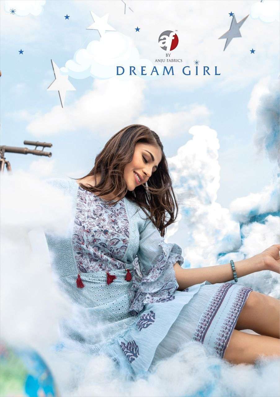 Dream Girl Cotton With Fancy Short top  kurti collection At ...
