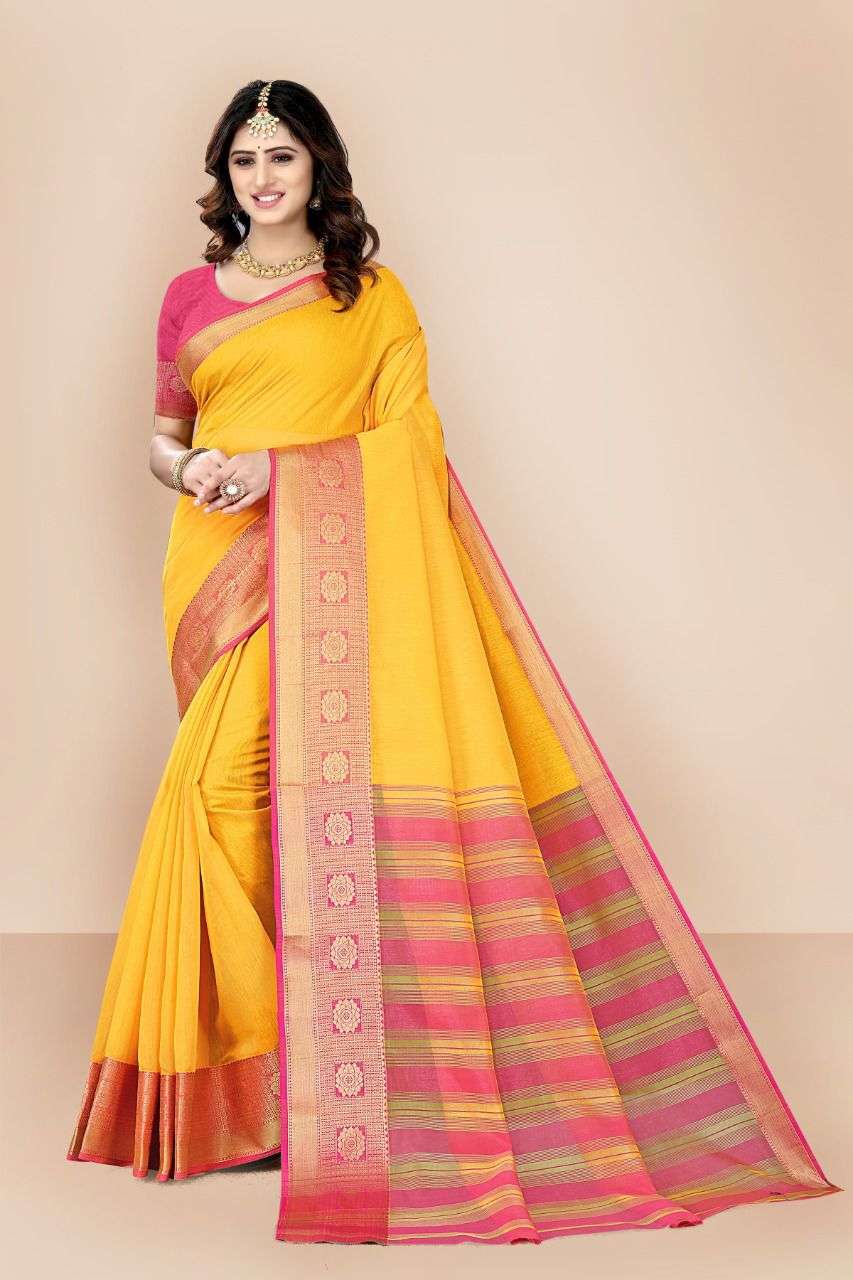Gadhwal  Cotton With fancy Saree collection