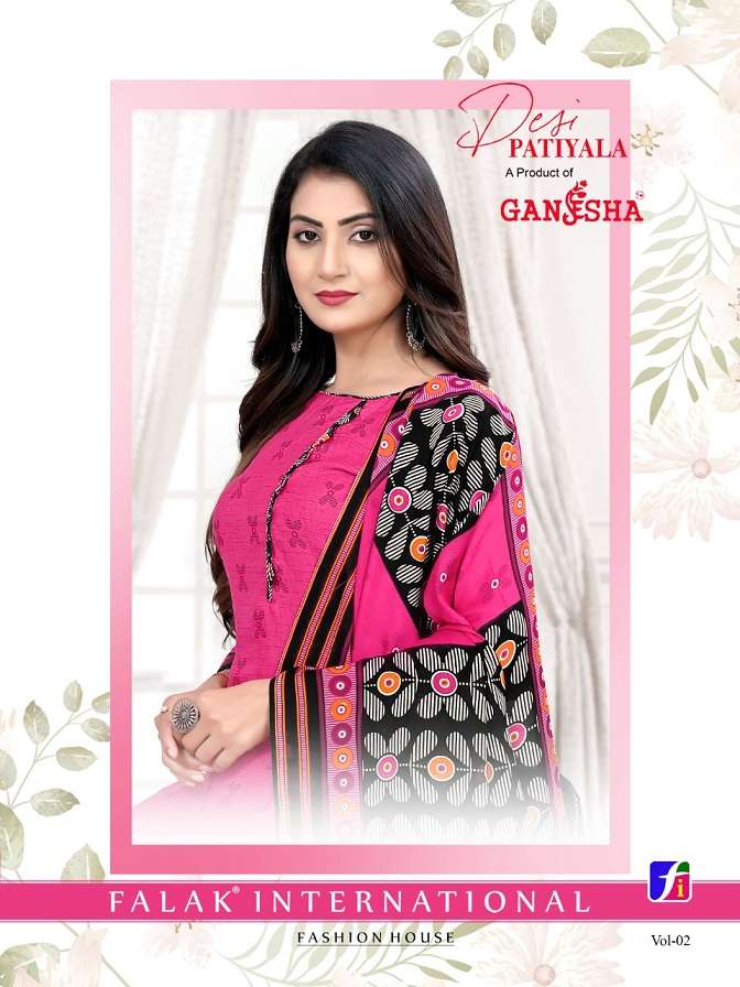 Ganesh Desi Patiyala Vol 2 Cotton With Digital Print Regular...