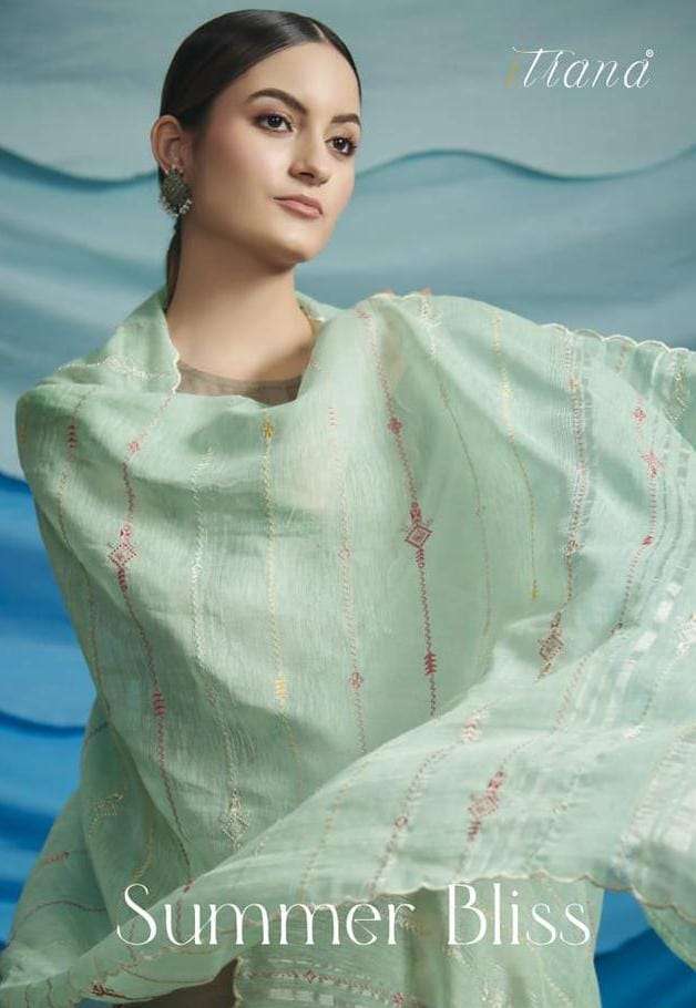 Itrana Summer Bliss Cotton lawn with fancy Salwar kameez col...