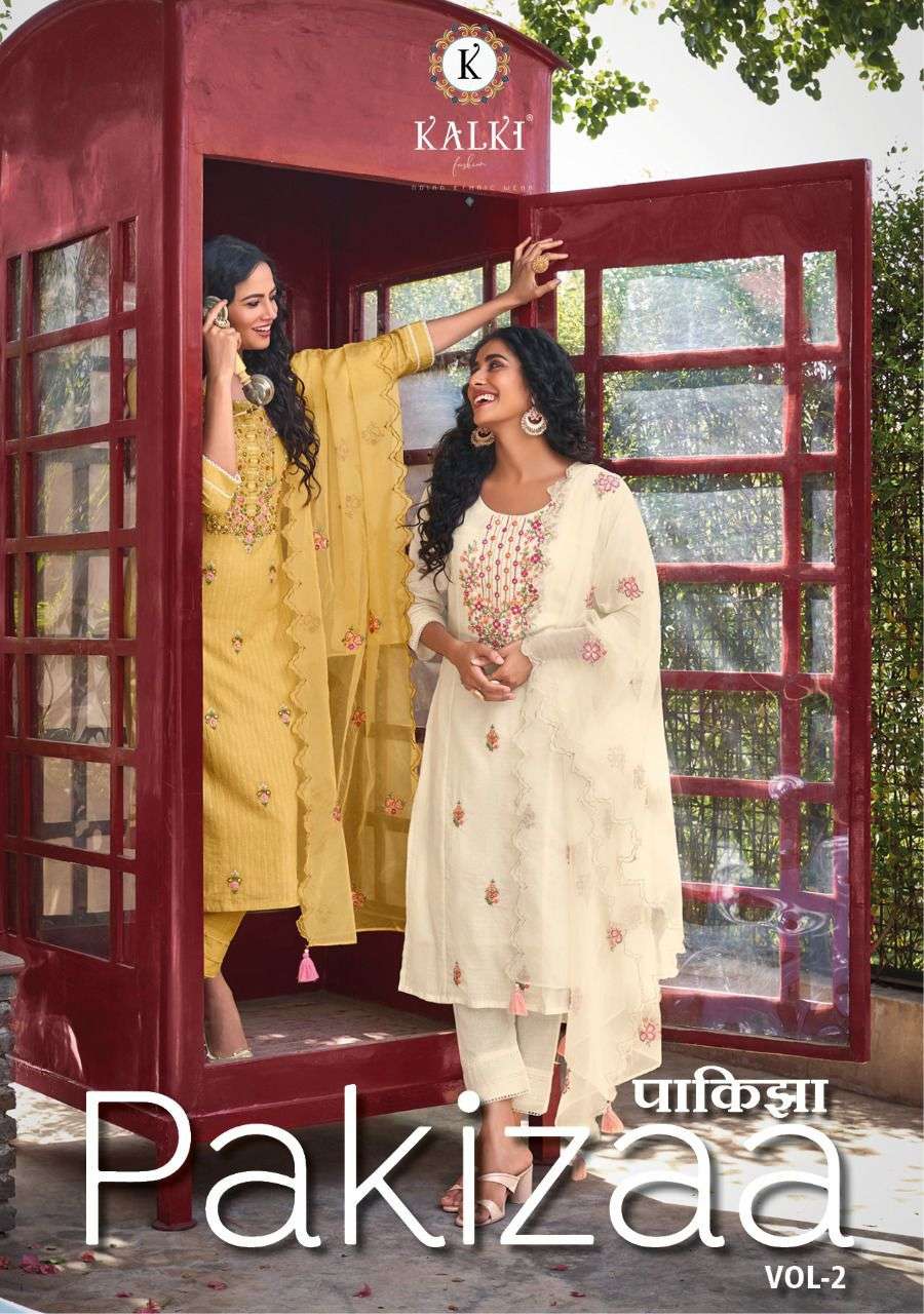 Kalki Fashion Pakizaa Vol 2 Cotton with fancy Salwar kameez ...