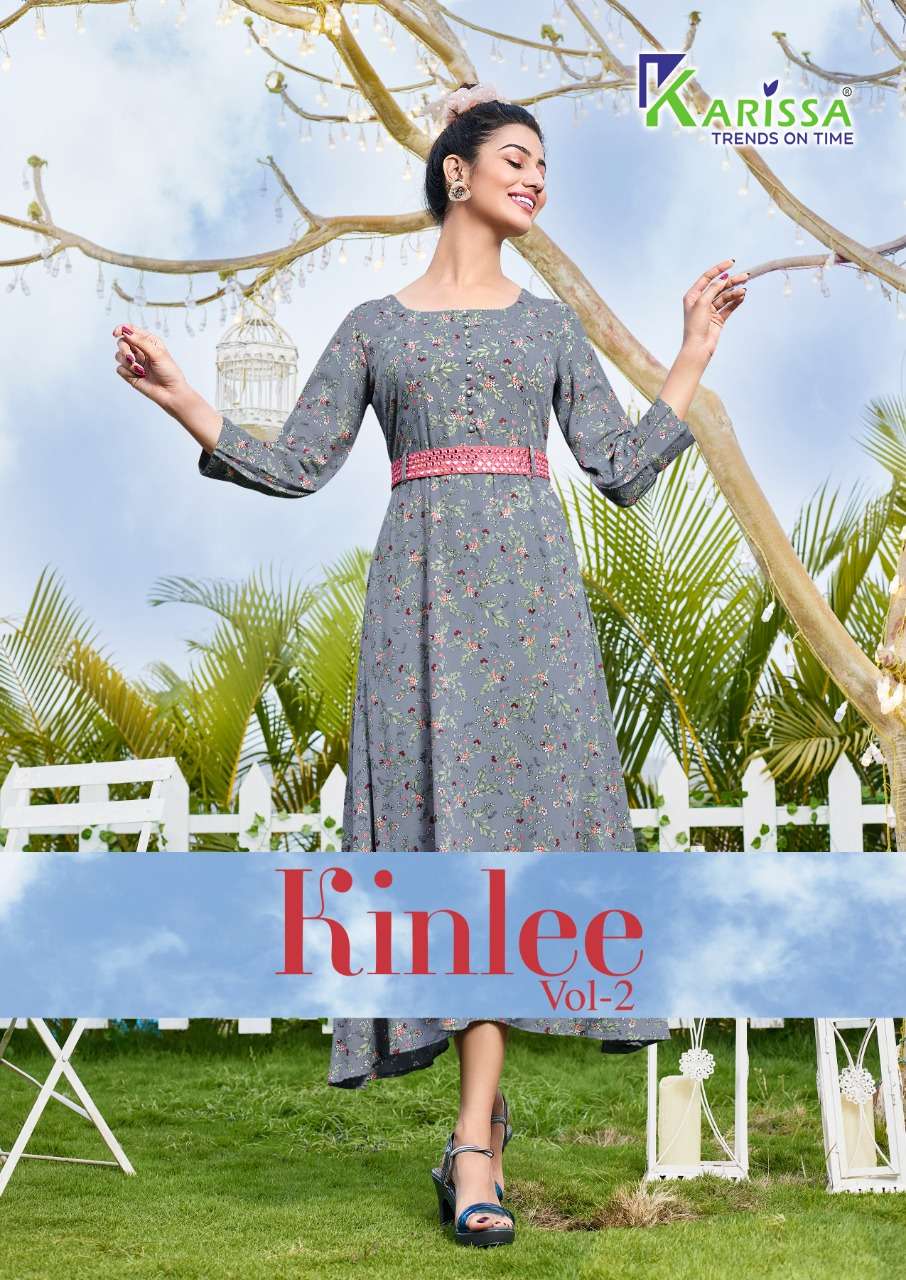 Karissa Kinlee Vol 2 Rayon With fancy Kurti collection