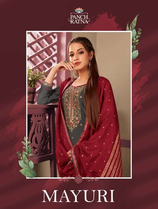 Kessi Fabrics Panch Ratna Mayuri Fancy Salwar kameez collect...