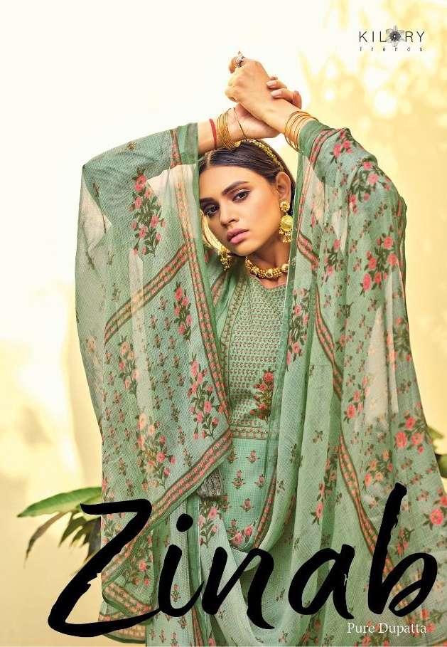 Kilory Trendz Zinab Cambric Cotton With Digital Print Salwar...