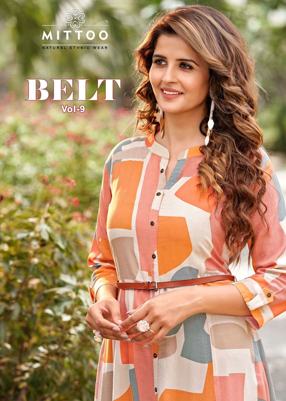 Mittoo Belt Vol 9 Rayon With Printed Western Style Kurti col...