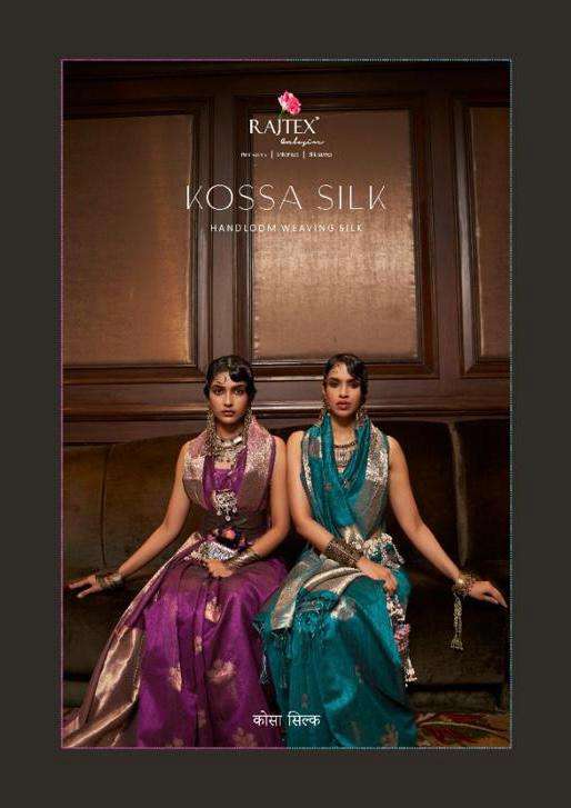 Rajtex Kossa Silk With Weaving Design Saree collection