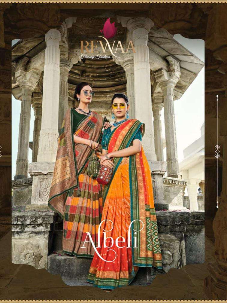 Rewaa Fashion Albeli Gadwal Silk With Fancy Print Party Wear...