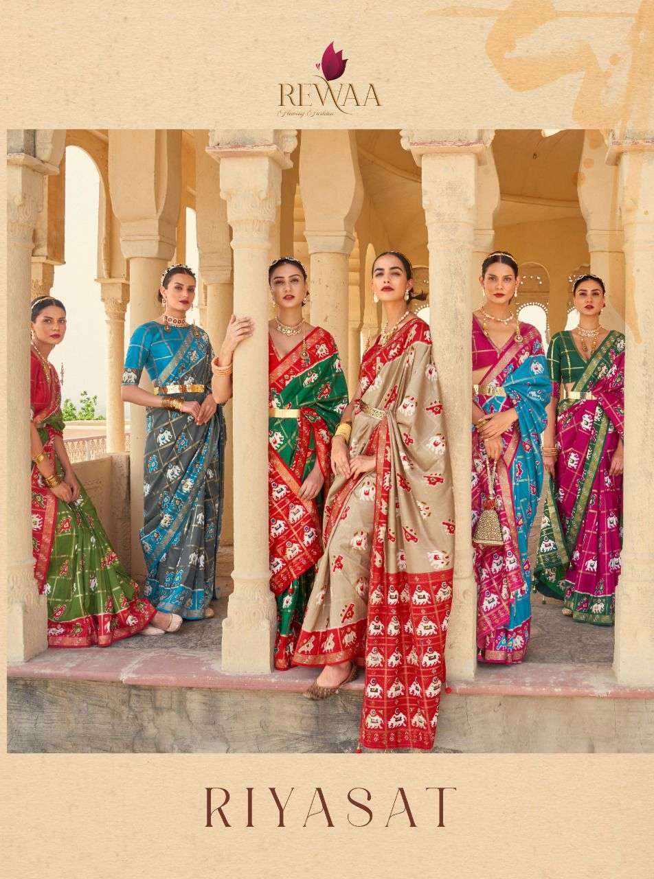 Rewaa Fashion Riyasat Silk With Traditional Wedding Wear Pat...