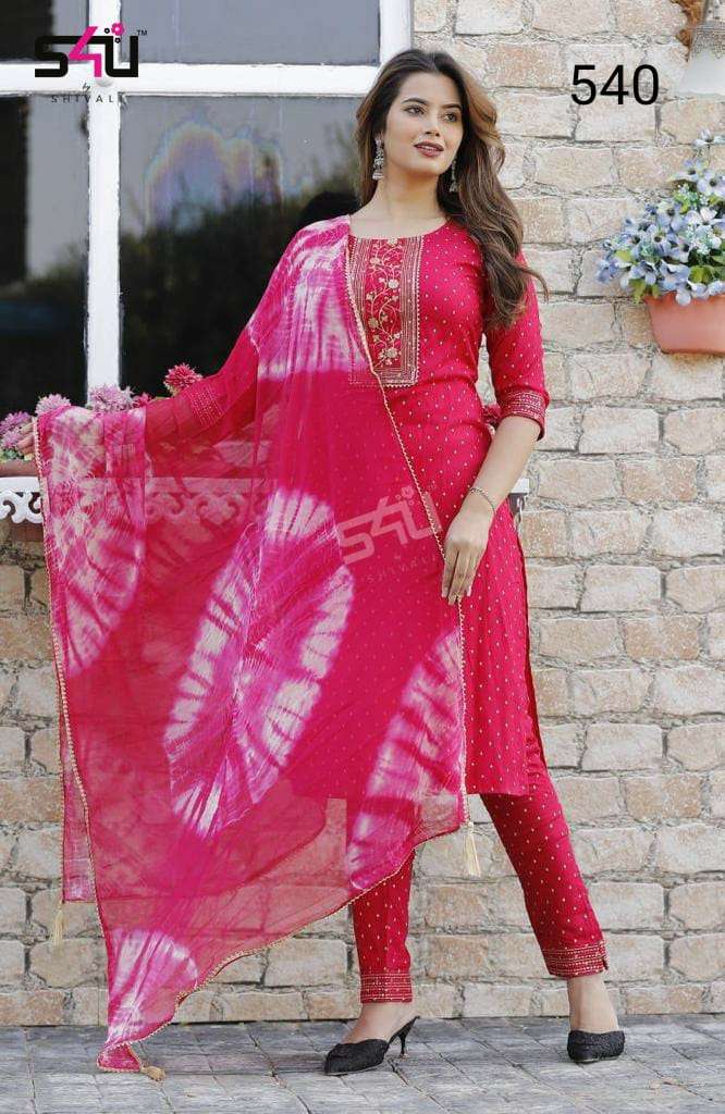 S4u 540 Fancy Digital Print Readymade Suit collection