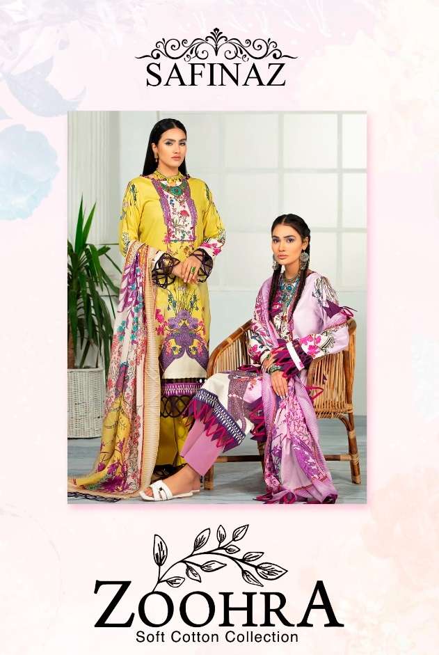 Safinaz Zoohra Soft cotton with digital print Salwar kameez ...