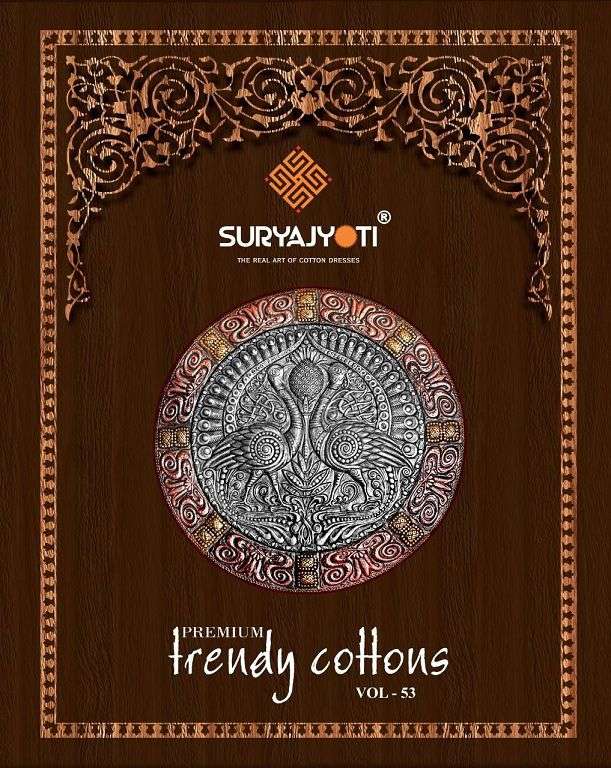 Suryajyoti Trendy Cotton vol 53 Cotton With Printed Dress Ma...