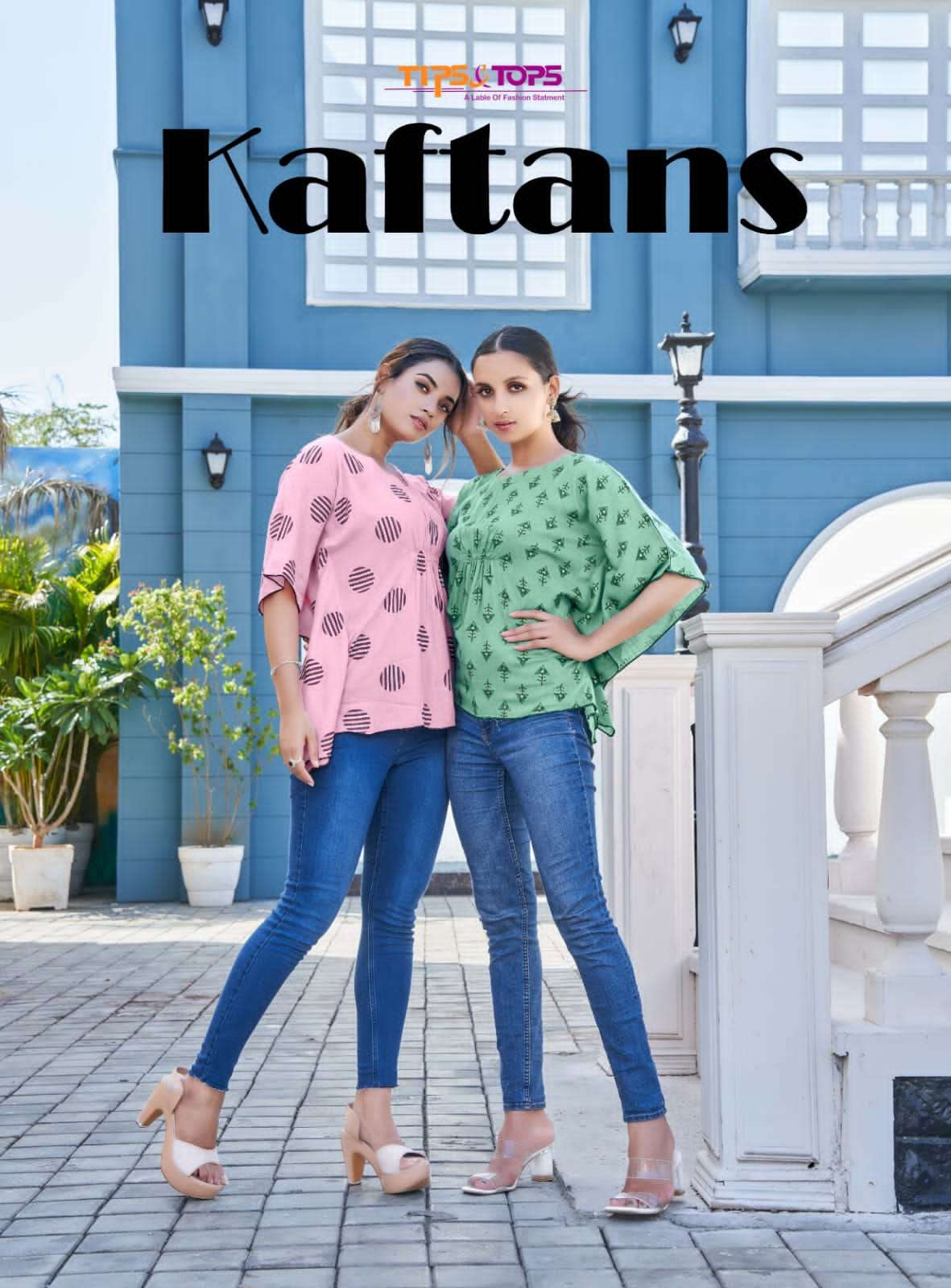 Tip & Tops Kaftan Rayon with Fancy print kurti collection at...