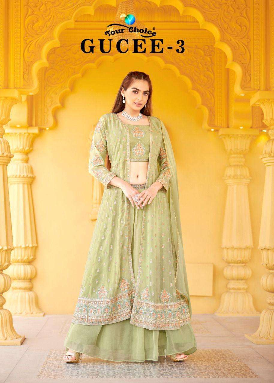 Your Choice Gucee vol 3 Georgette with  Fancy Readymade West...