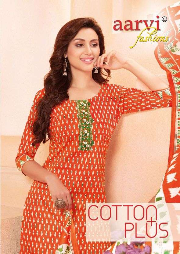 Aarvi Fashion Cotton Plus Cambric Cotton with digital print ...