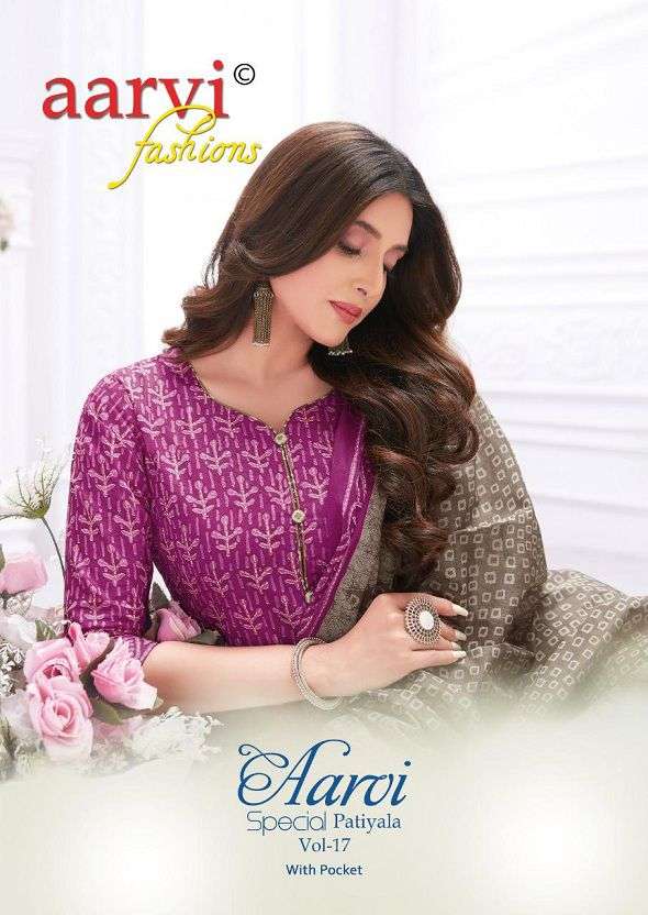 Aarvi Special Patiyala vol 17 Cambric Cotton with digital pr...