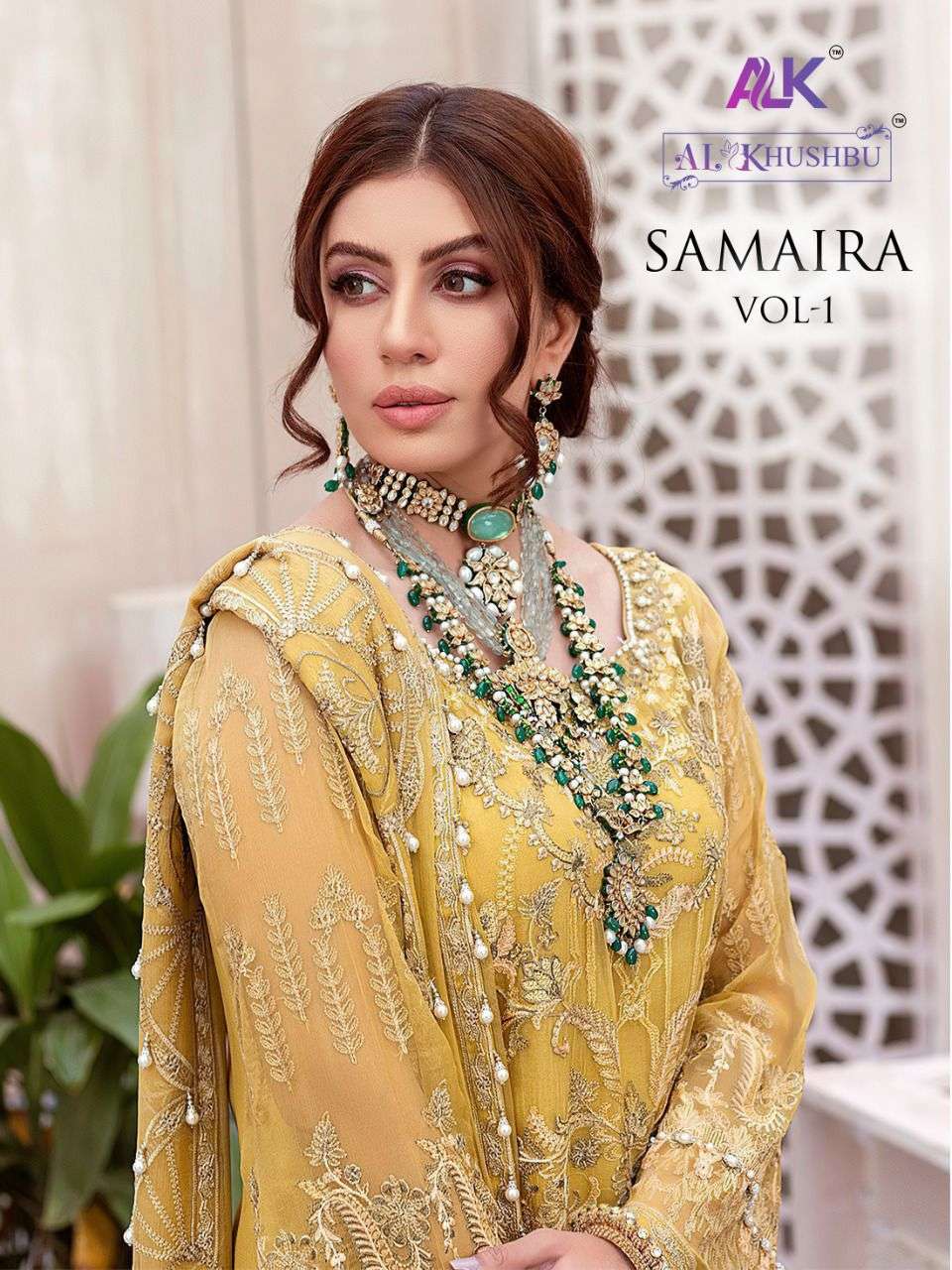 AL Khushbu Samaira Vol 1Georgette With Heavy Embroidery Work...