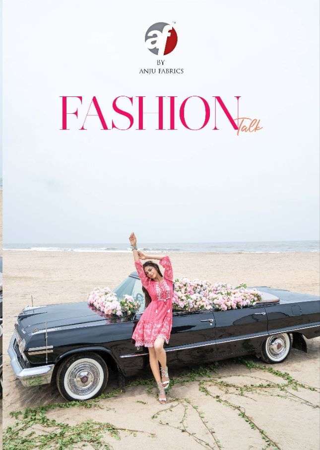 Anju Fabrics Fashion Talk Mul cotton with fancy Regular Wear...
