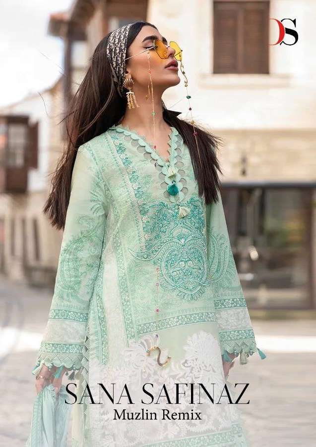 Deepsy Sana Safinaz Muzlin Remix Cotton With Embroidery work...