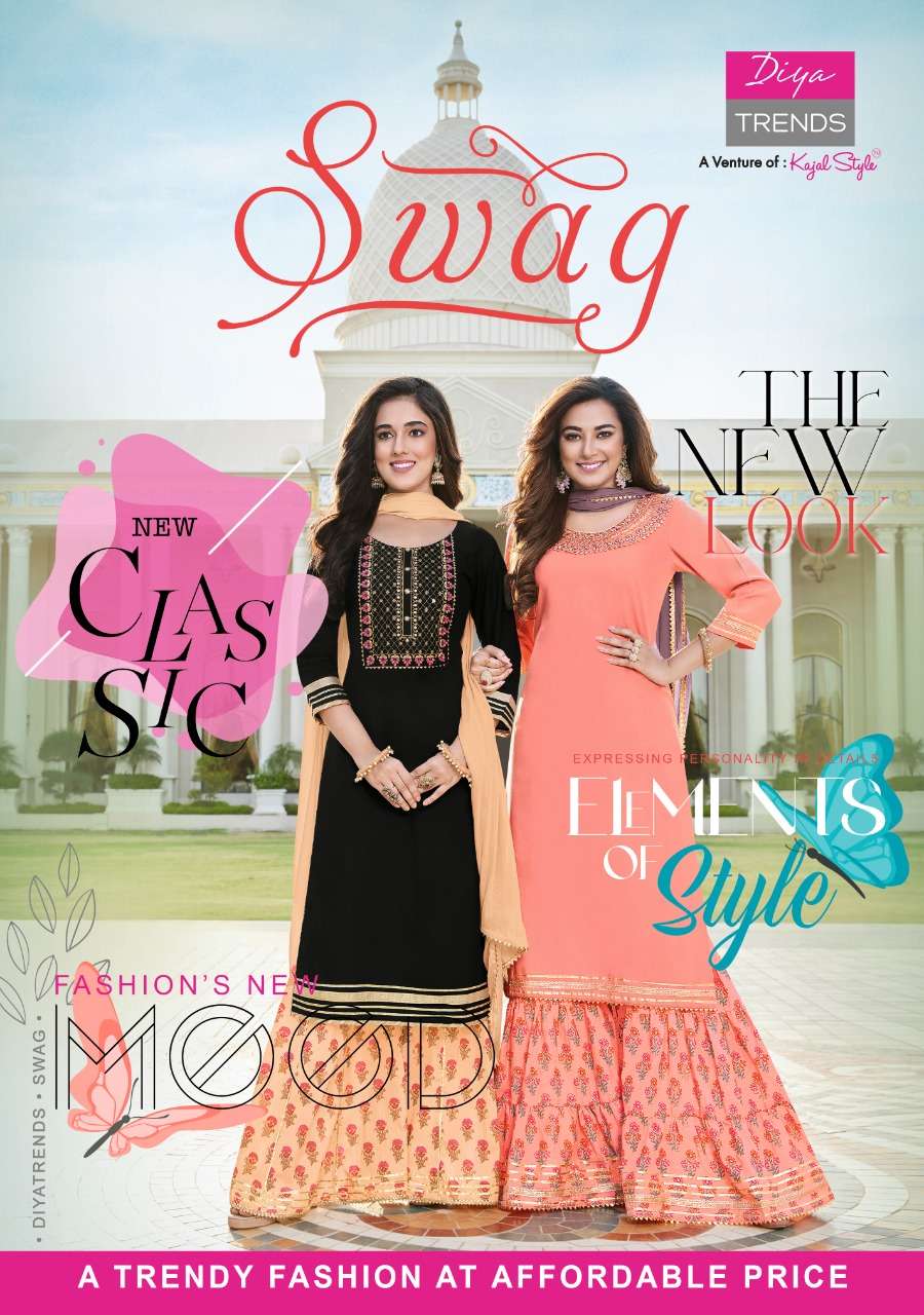 Diya trends Swag vol 1 Rayon With Fancy Designer Kurti With ...