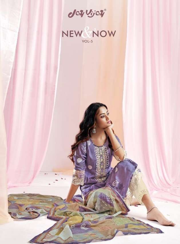 JAY VIJAY NEW AND WOW VOL 5 LATEST PREMIUM SILK SALWAR KAMEE...