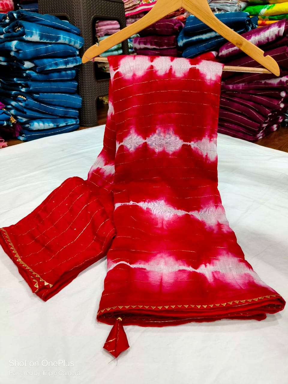 Jk Sarees Silk with Shiburi Print Saree collection at wholes...