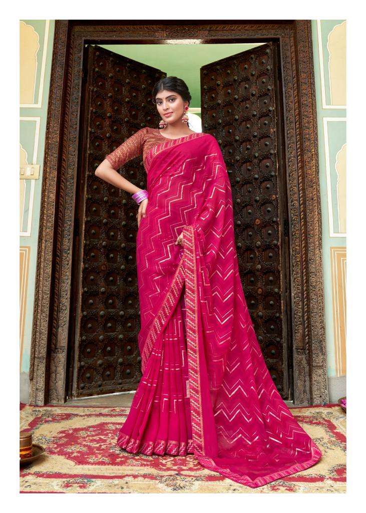 Lt fabrics Kashvi Creation Roopkala Georgette With Printed S...