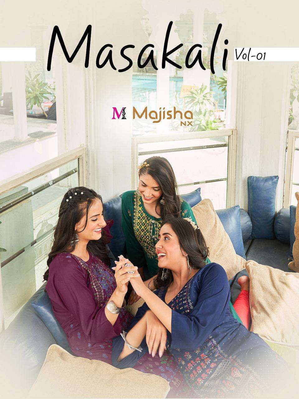 Majisha NX Masakali Vol 1 Rayon With Fancy Kurti collection ...