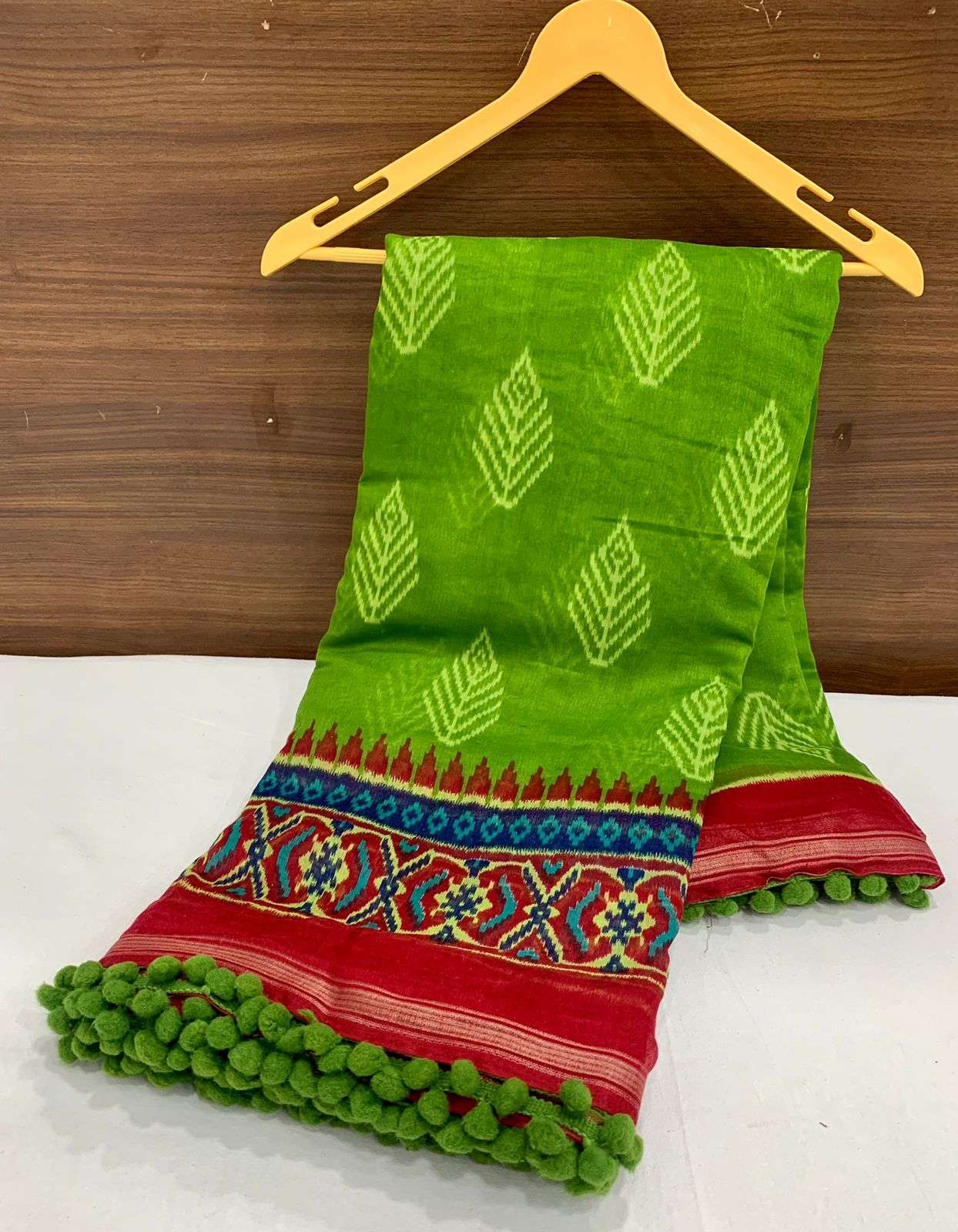 Mul Mul Cotton With fancy Pum Pum Border Saree collection at...