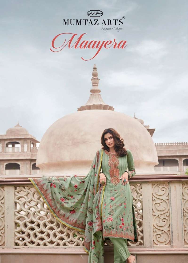 Mumtaz Arts Mayeera Lawn Cotton With Embroidery Work Dress M...