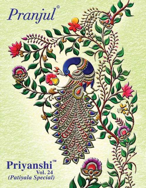 Pranjul Priyanshi vol 24 Cotton With Printed Regular Wear Re...