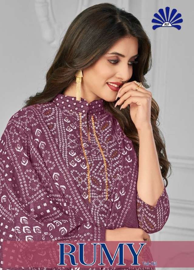 Radha Fab Rumy Vol 5 Cotton Printed Salwar Kameez collection...