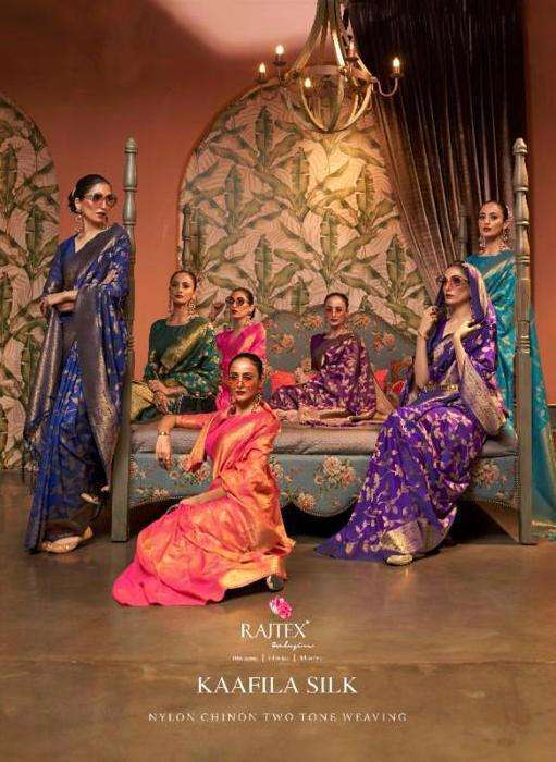 Rajtex Kaafila Weaving Design , Two Tone Saree Collection at...