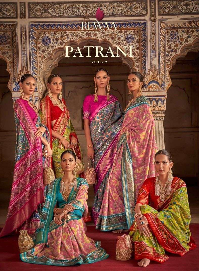 Rewaa Fashion Patrani vol 2 dola silk with Traditional Patol...