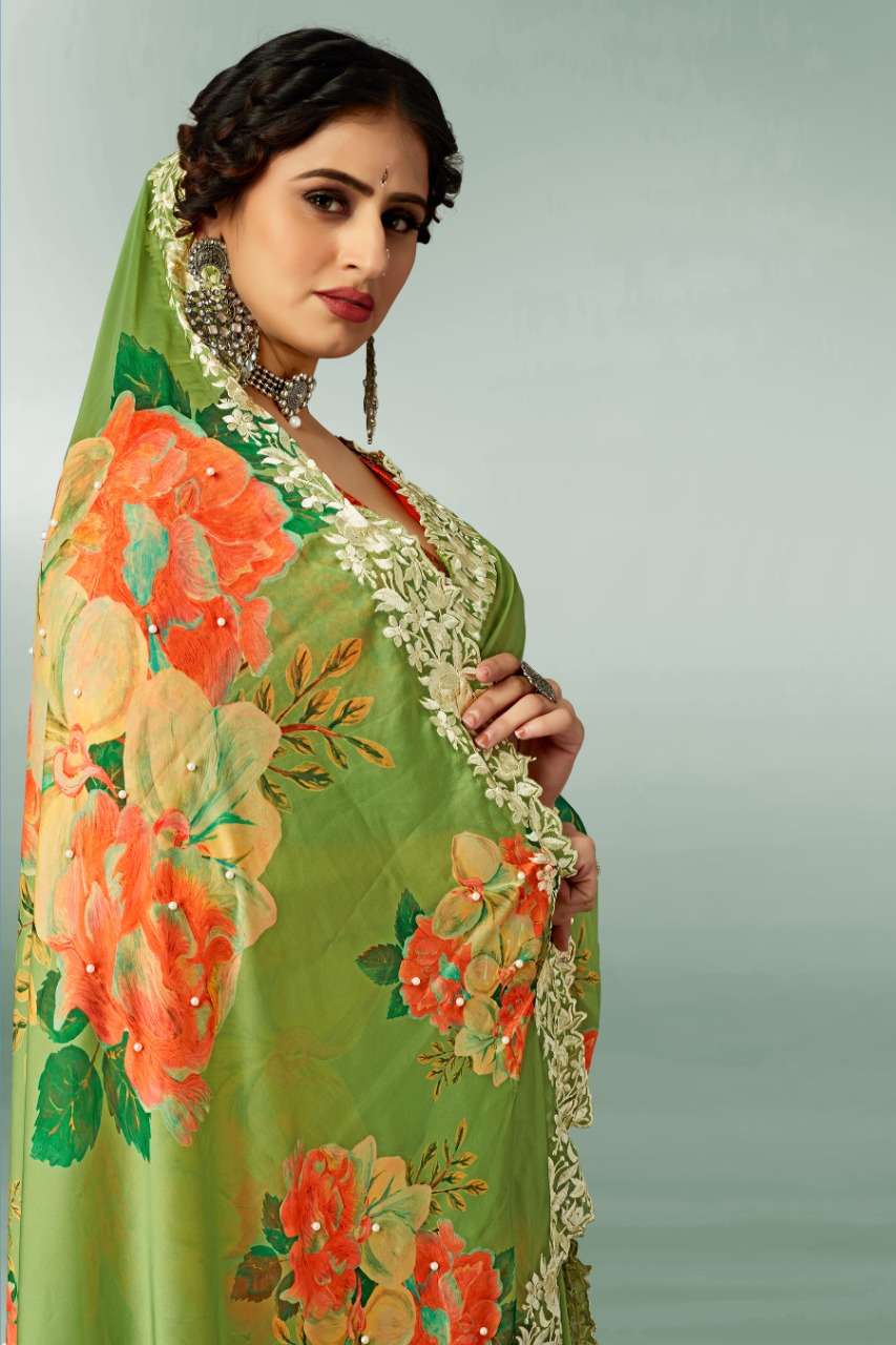 RIWAZO CREPE SAREES LATEST REGULAR WEAR CREPE SAREES AT WHOL...