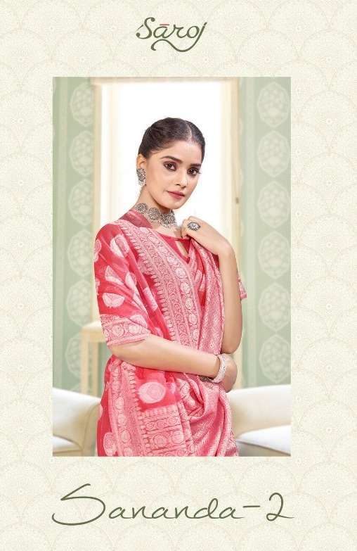 Saroj Saree Sananda Vol 2 Cotton With Fancy Party Wear Saree...