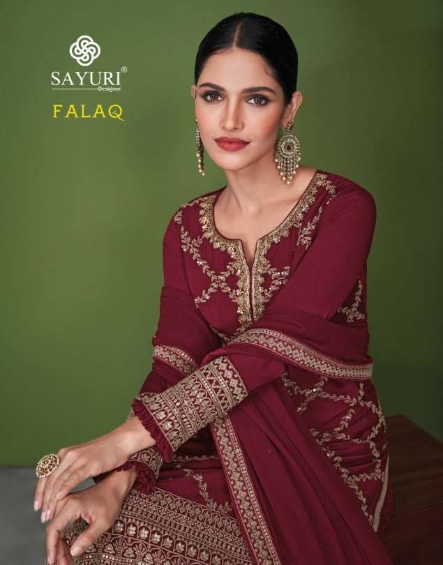 Sayuri Designer Falaq Georgette With Heavy Designer Readymad...