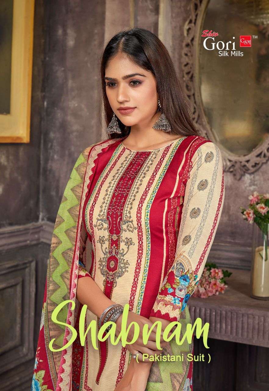 SHIV GORI SILK MILLS SHABNAM Cotton with digital print Regul...