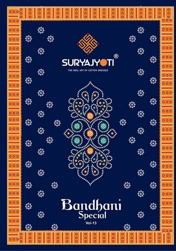 Suryajyoti Bandhani Special Vol-13 Cotton With Traditional B...